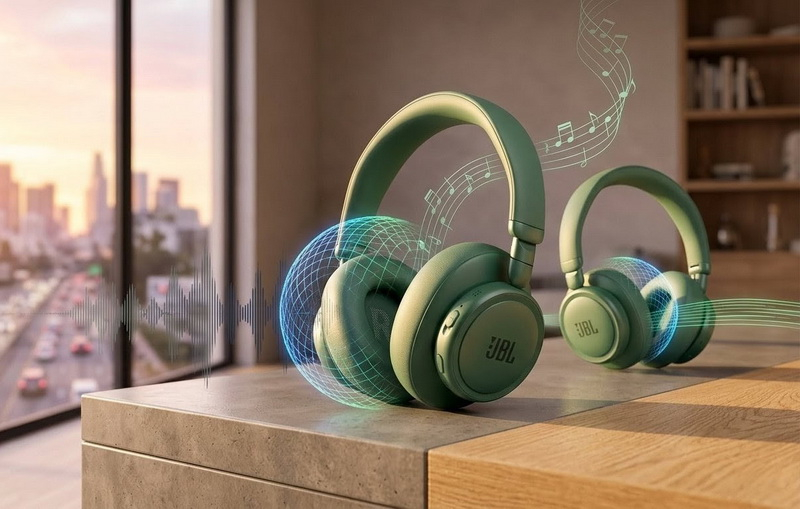 JBL випустила повністю бездротові навушники Live 780NC і Live 680NC, що працюють до 80 годин без підзарядки.