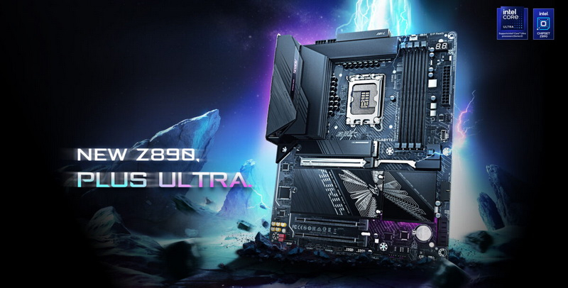Gigabyte випустила материнські плати Z890 Plus, сумісні з пам’яттю CQDIMM і налаштовані під процесори Core Ultra 200S Plus