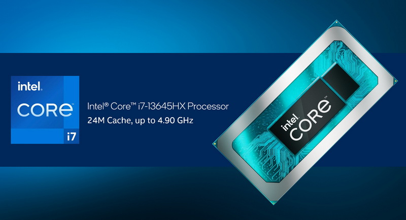 Інтел несподівано представив 14-ядровий мобільний процесор Core i7‑13645HX із серії Raptor Lake