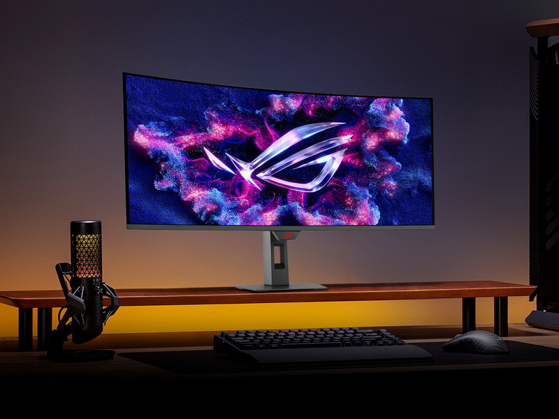 ASUS презентувала новий 34-дюймовий монітор ROG Strix OLED XG34WCDMTG з вбудованими можливостями Smart TV