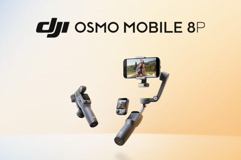Новий стабілізатор для DJI Osmo Mobile 8P з видимим контролером-дисплеєм представлений на ринку