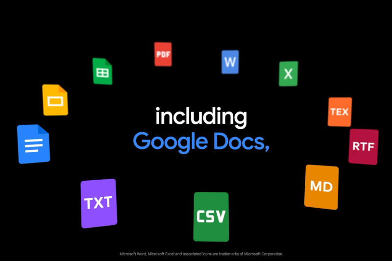 Google Gemini тепер вміє створювати документи Word, Excel та інші типи файлів за простим запитом