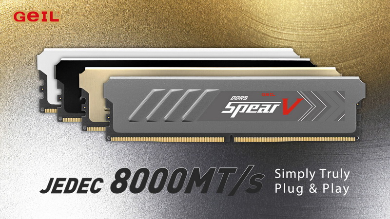 GeIL представила DDR5‑модулі з пропускною здатністю 8000 МТ/с у звичайному режимі