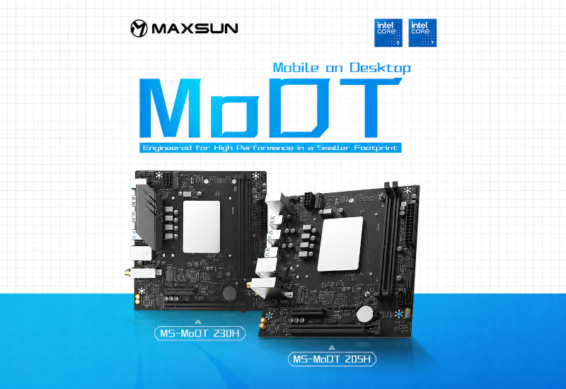 МаксСан презентував оновлені плати MoDT з вбудованим Raptor Lake Core 200H.