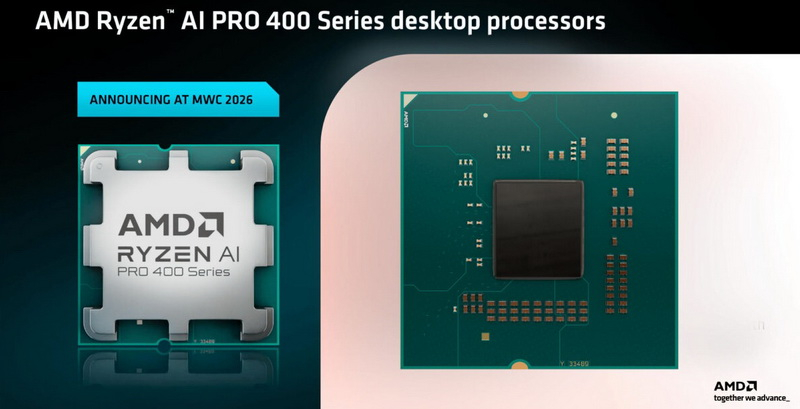 AMD оголосила про Ryzen AI 400 для Socket AM5: до 8‑ядерний Zen 5, графіка RDNA 3.5 та NPU на 50 TOPS