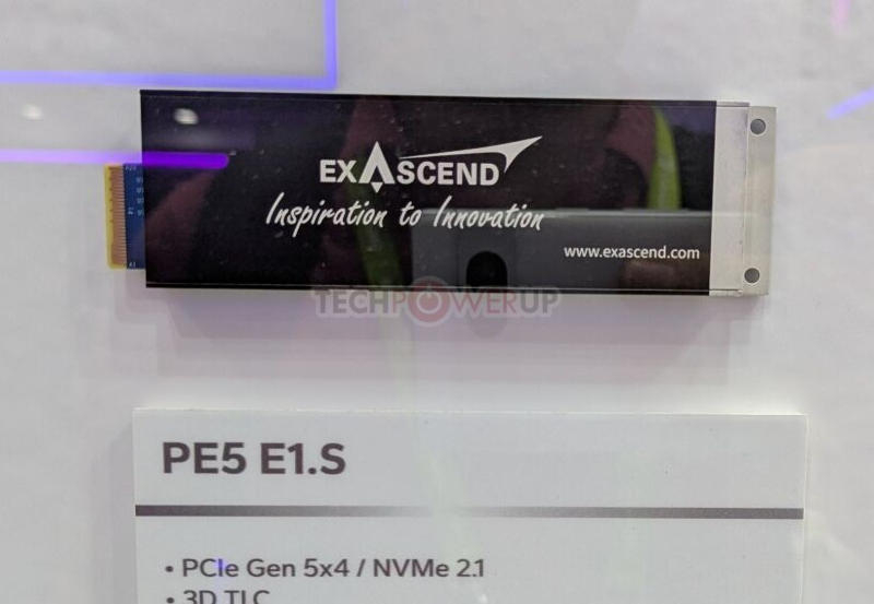 Екзасенд представив перші SSD на базі протоколу NVMe 2.1