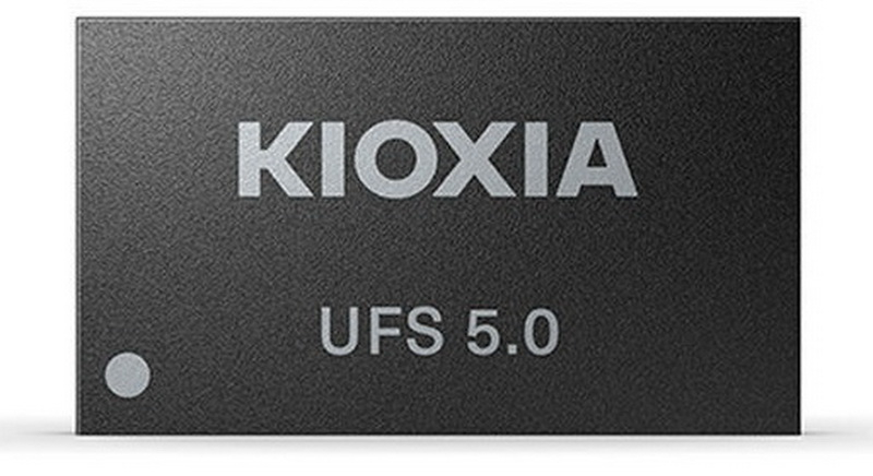 Кіоксія розпочала доставку тестових чіпів UFS 5.0 флеш‑пам’яті для нових флагманських телефонів