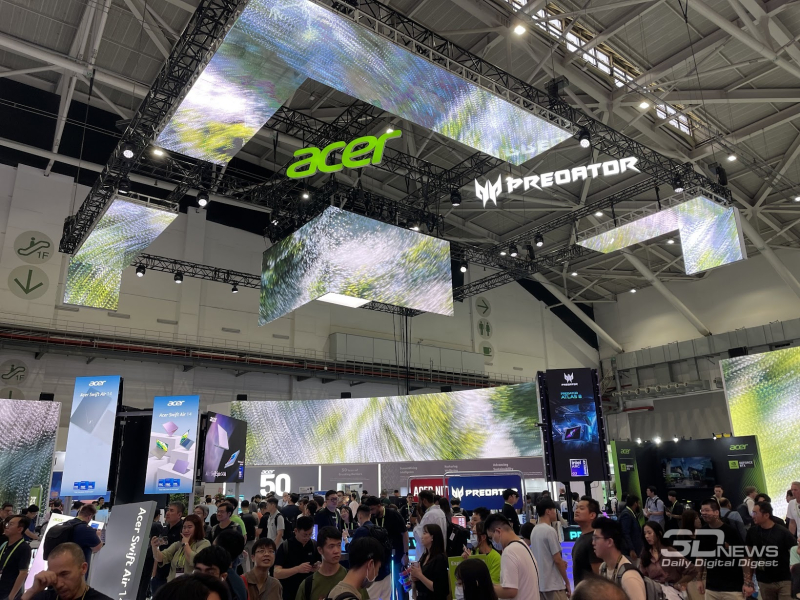 Репортаж з виставки Acer на Computex 2026: п’ять десятиліть інновацій, інтелектуальні окуляри, ігрові консолі та гаджети майбутнього