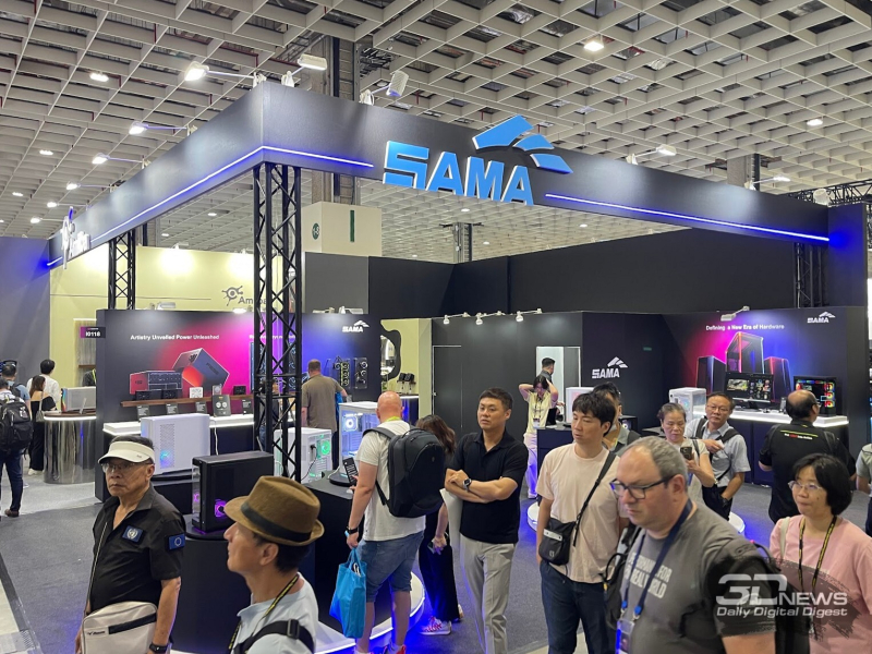 SAMA на Computex 2026: нестандартні корпуси, системи охолодження з подвійним екраном і новинки блоку живлення