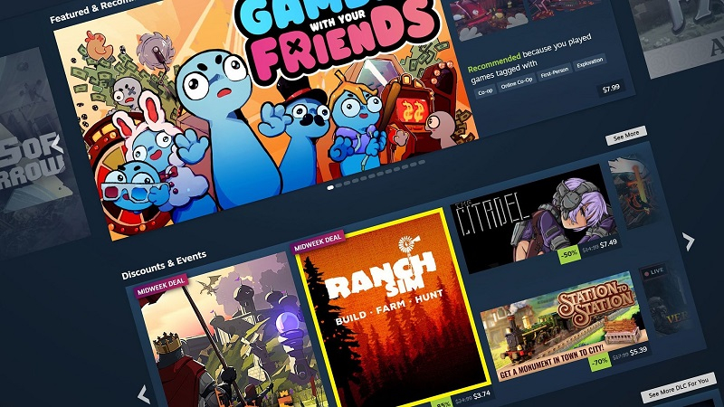 Valve розширює інтерфейс: Steam оновив зовнішній вигляд головної сторінки магазину