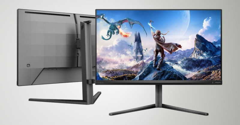 Філіпс запускає монітор Evnia 27M2G5800, здатний працювати у режимі 5К зі швидкістю 165 Гц або QHD з частотою 330 Гц.