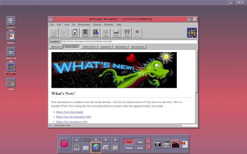 Користувач відновив Linux 1994 року з графічним інтерфейсом, що працює безпосередньо у браузері