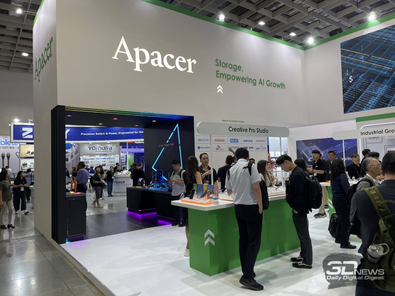 Apacer на Computex 2026: DDR5‑9200, швидкі SSD з охолодженням та багато іншого