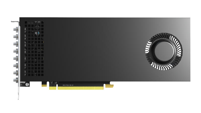 Матрос презентував відеокарту Luma Pro, що працює на двох процесорах Intel Arc A380 і обладнана вісімма портами для моніторів