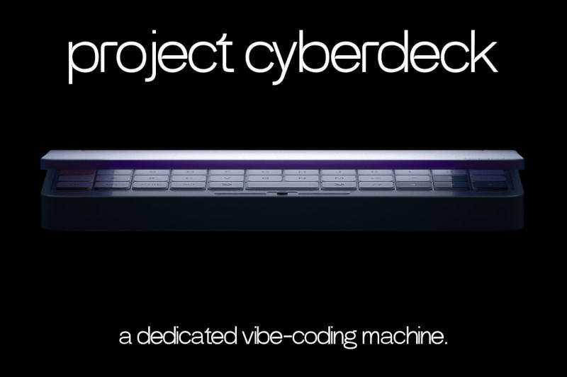 Після невдалого ІІ‑пристрою Rabbit розробляє ноутбук Cyberdeck для вайб‑кодування