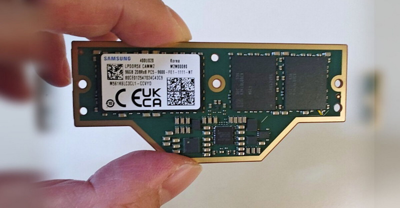 Леново представило пам’ять Samsung LPCAMM2: 96 ГБ зі швидкістю 9 600 МТ/с