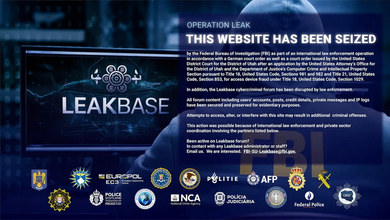 Сполучені Штати та Europol розкрили LeakBase, один із найвеличніших хакерських форумів світу з 142 000 учасників
