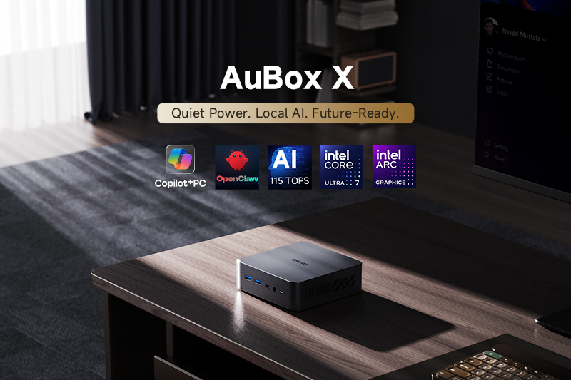 Чуві випустила новий компактний ПК AuBox X з процесором Intel Core Ultra.