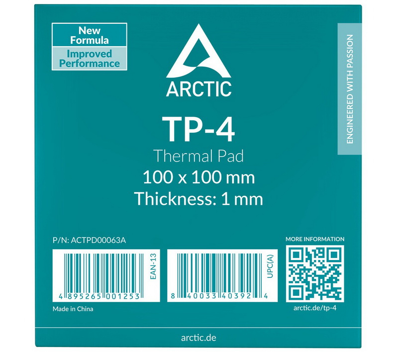 Arctic представила високоефективні термопрокладки TP‑4