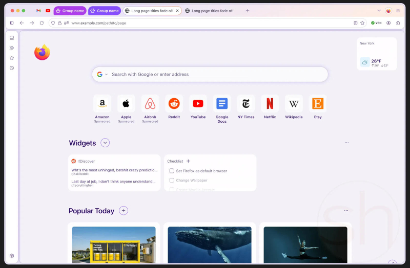Mozilla розробляє масштабний редизайн Firefox під кодуванням Nova — ось як виглядатиме майбутній браузер.